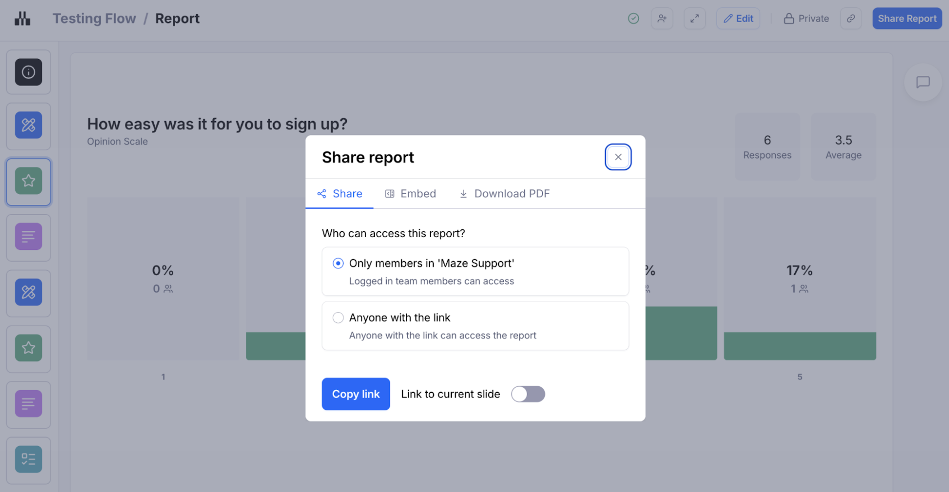 Usability Testing Analysis: Create Reports & Share Findings