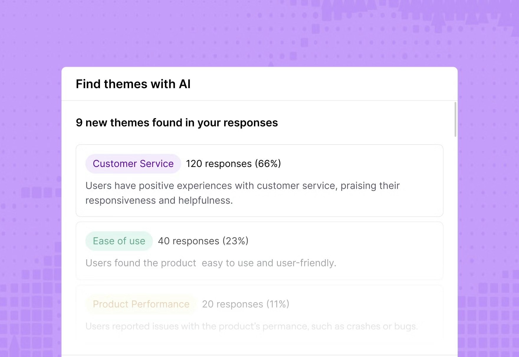 Automated themes with Maze AI