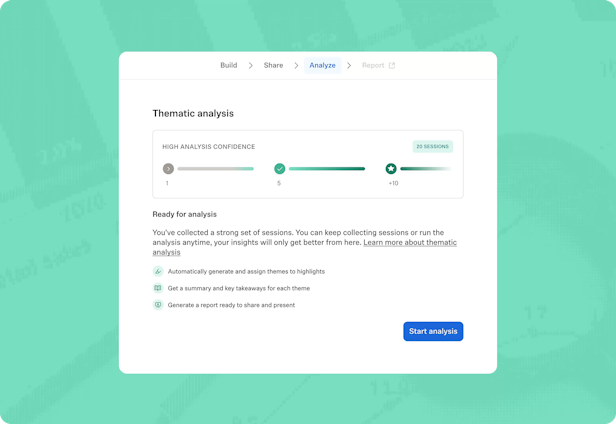 Turning interviews into actionable insights