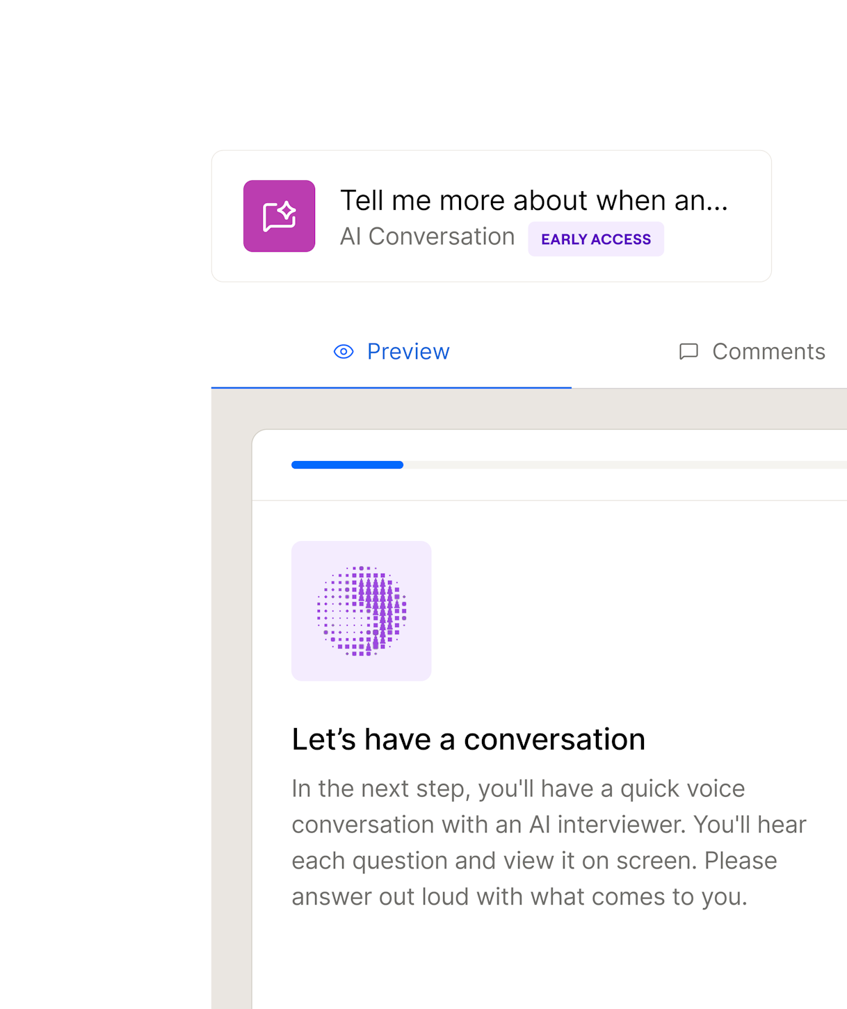 From what happened to why: Introducing AI conversation block From what happened to why: Introducing AI conversation block