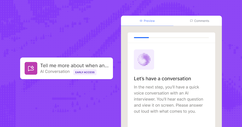 From what happened to why: Introducing AI conversation block