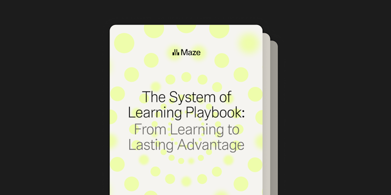 The System of Learning Playbook