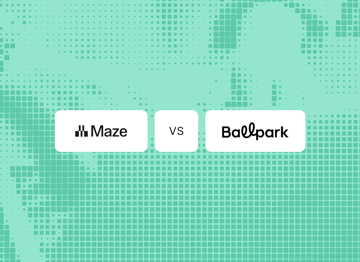 Maze vs. Ballpark: Which Research Platform is Right for Your Team?