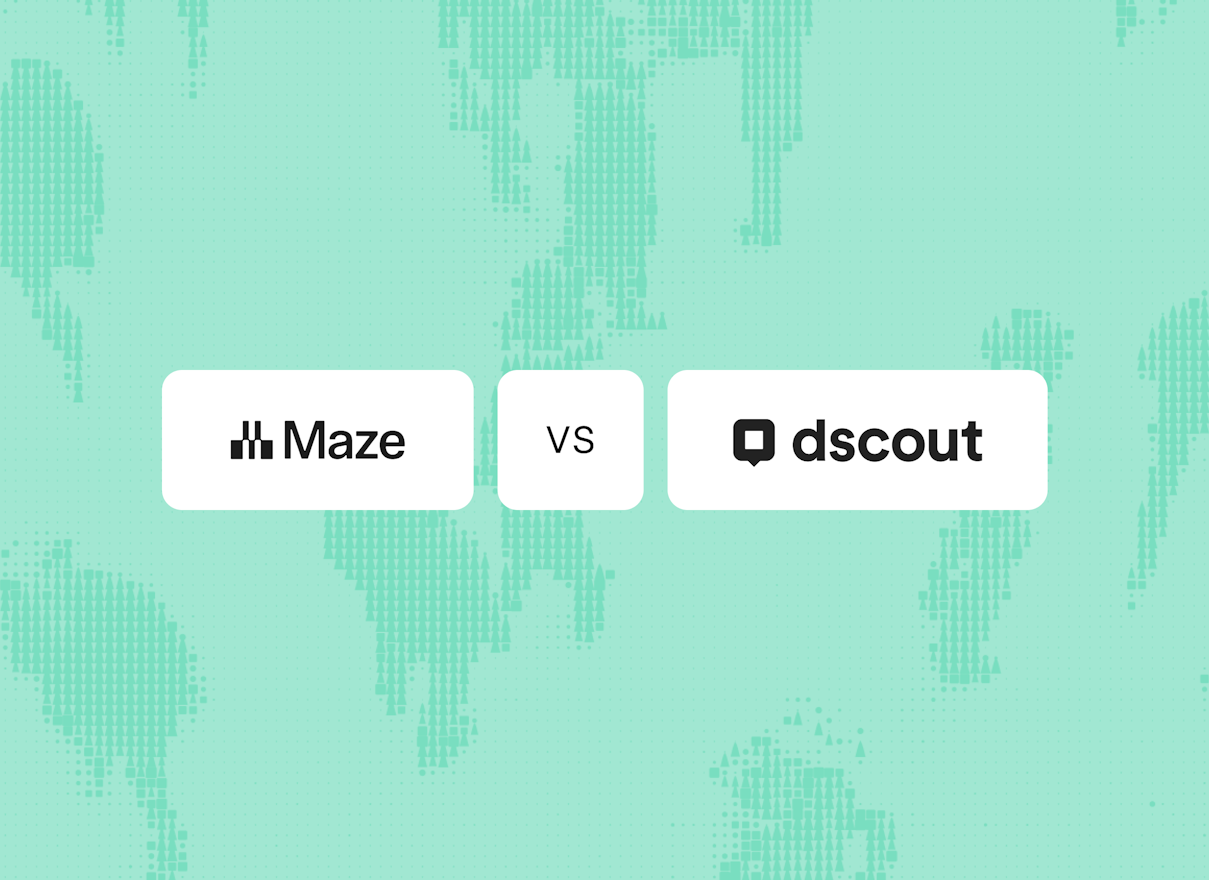 Maze vs. Dscout: Which UX Research Platform Is Right for Your Team?