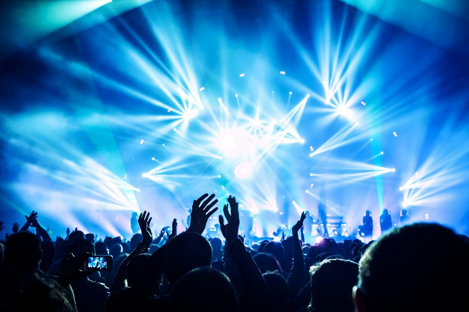 lights and concert