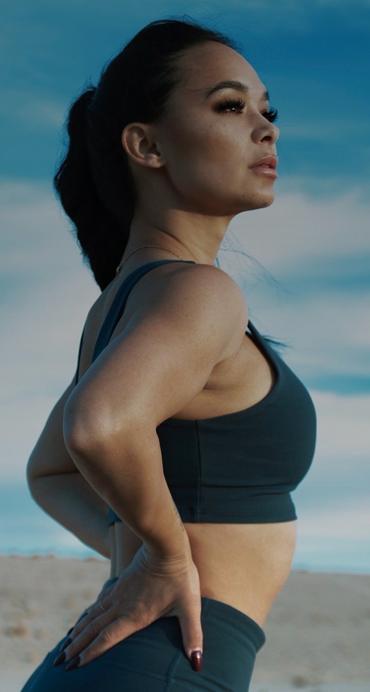 woman staring into the distance