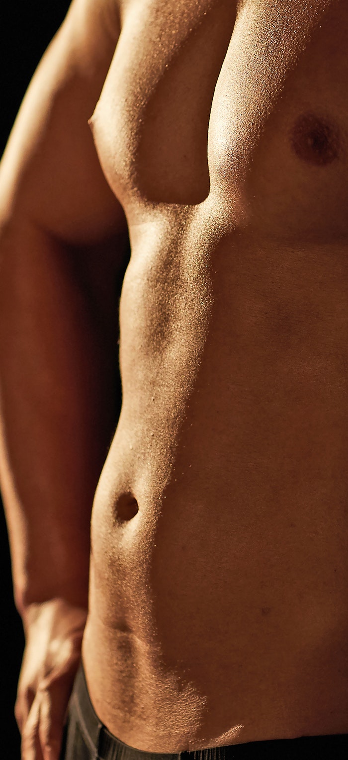 male stomach