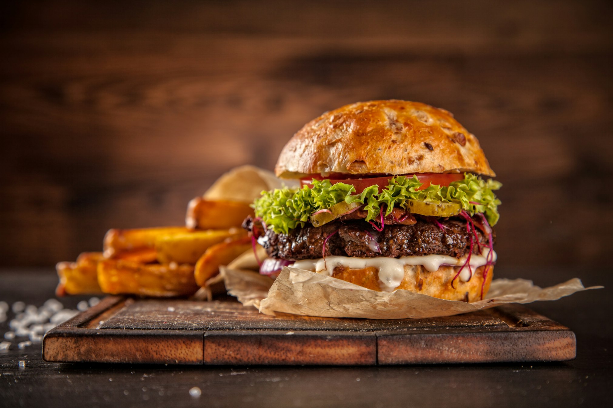 hamburger and french fries profile image