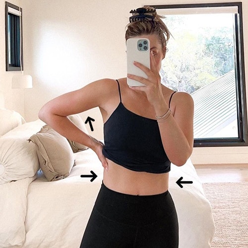 Lauryn Bosstick after selfie photo in mirror
