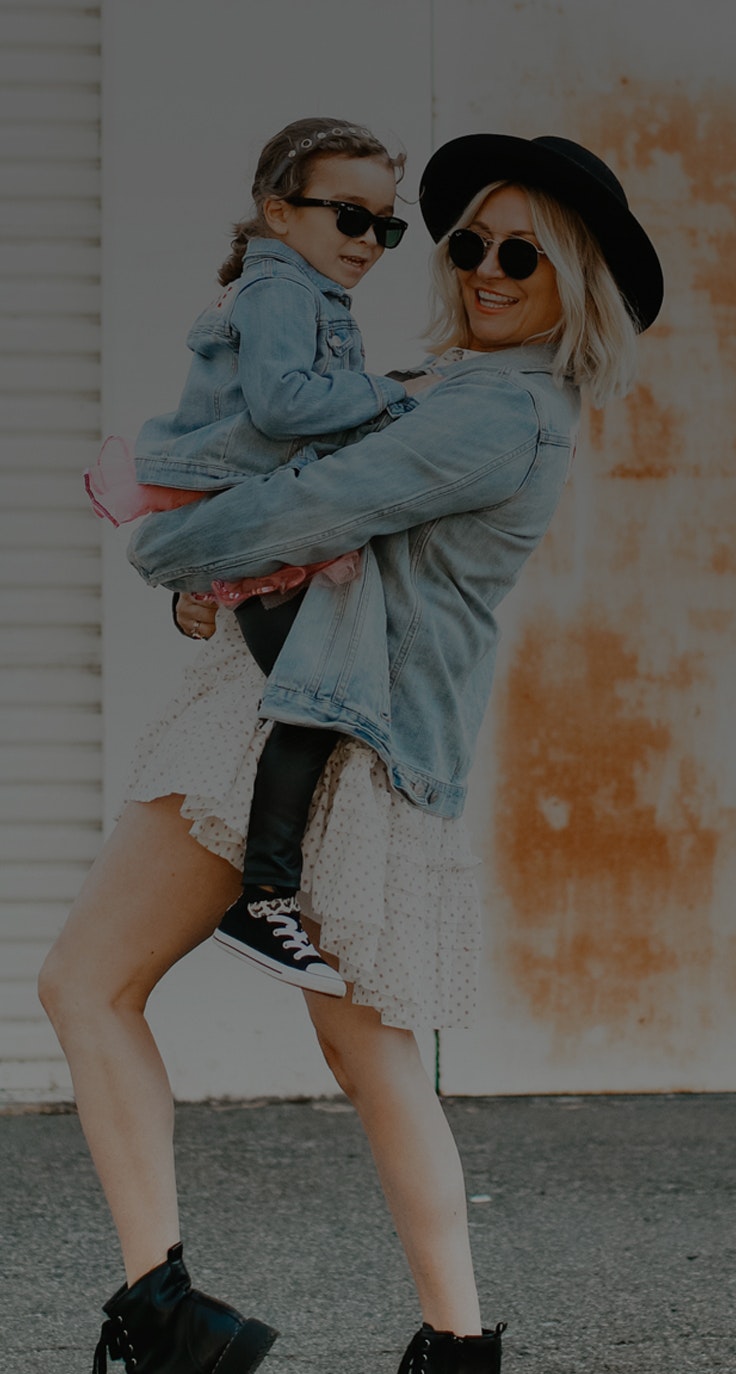 Danielle Schaffer and daughter