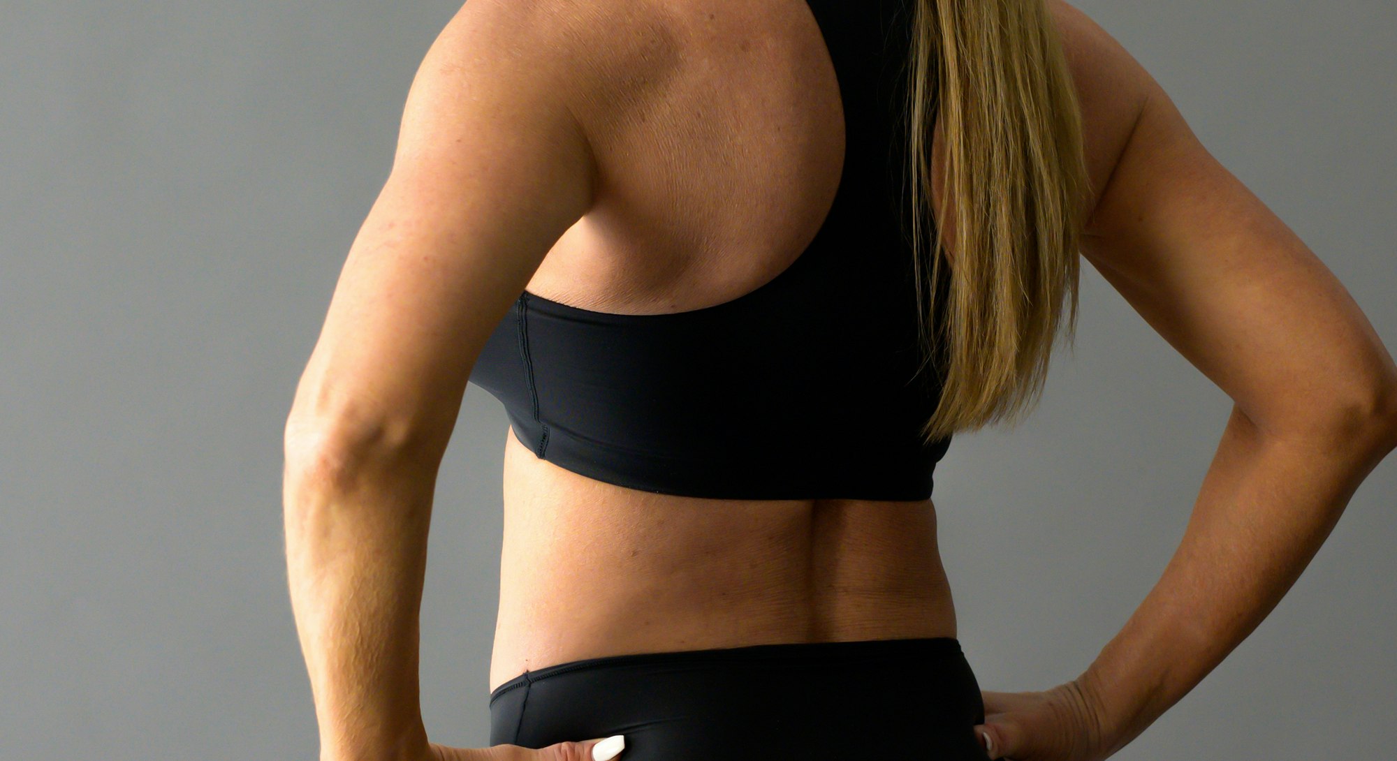 Blonde Woman From Behind