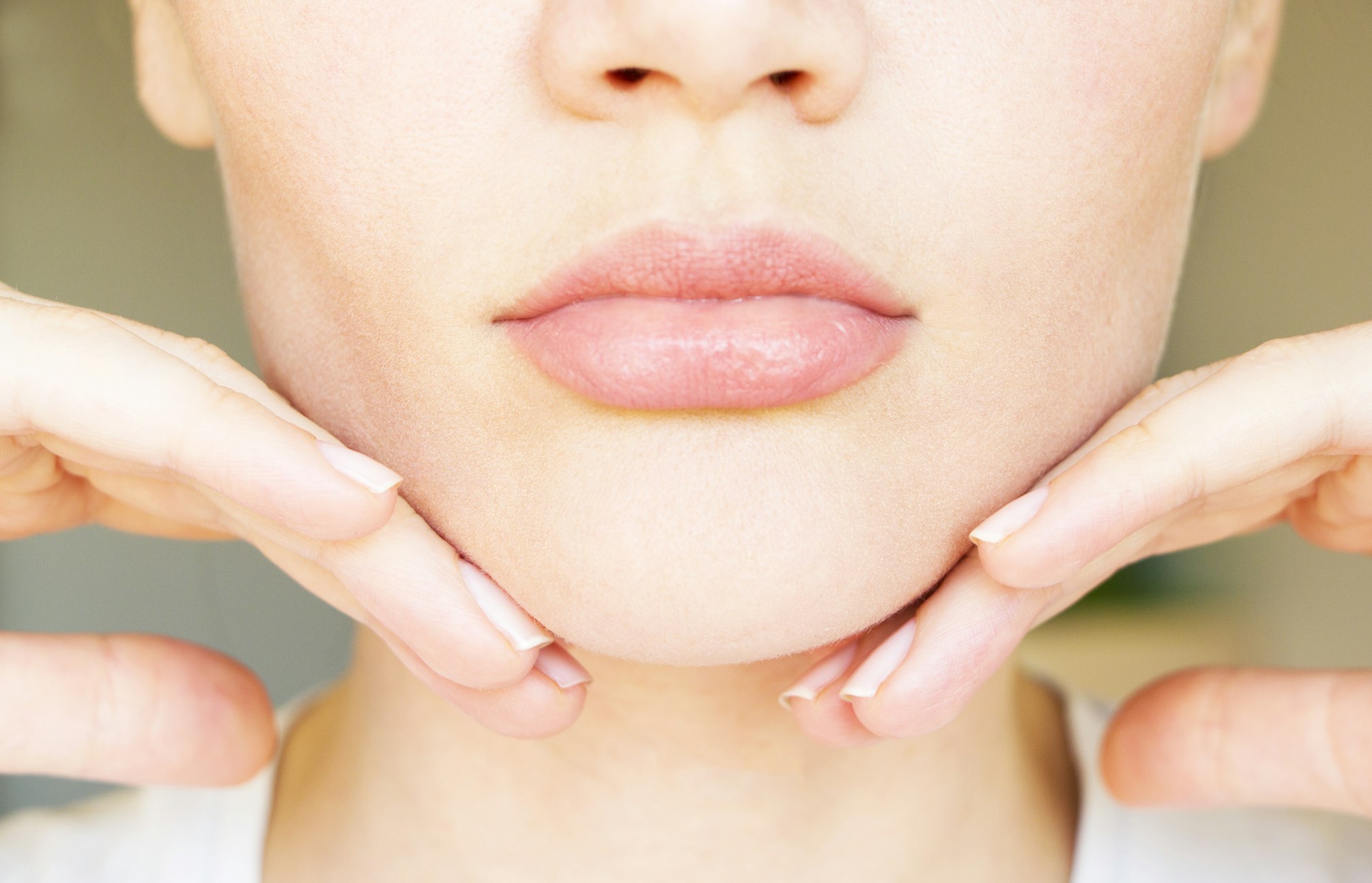 chin-line tightening. face line correction