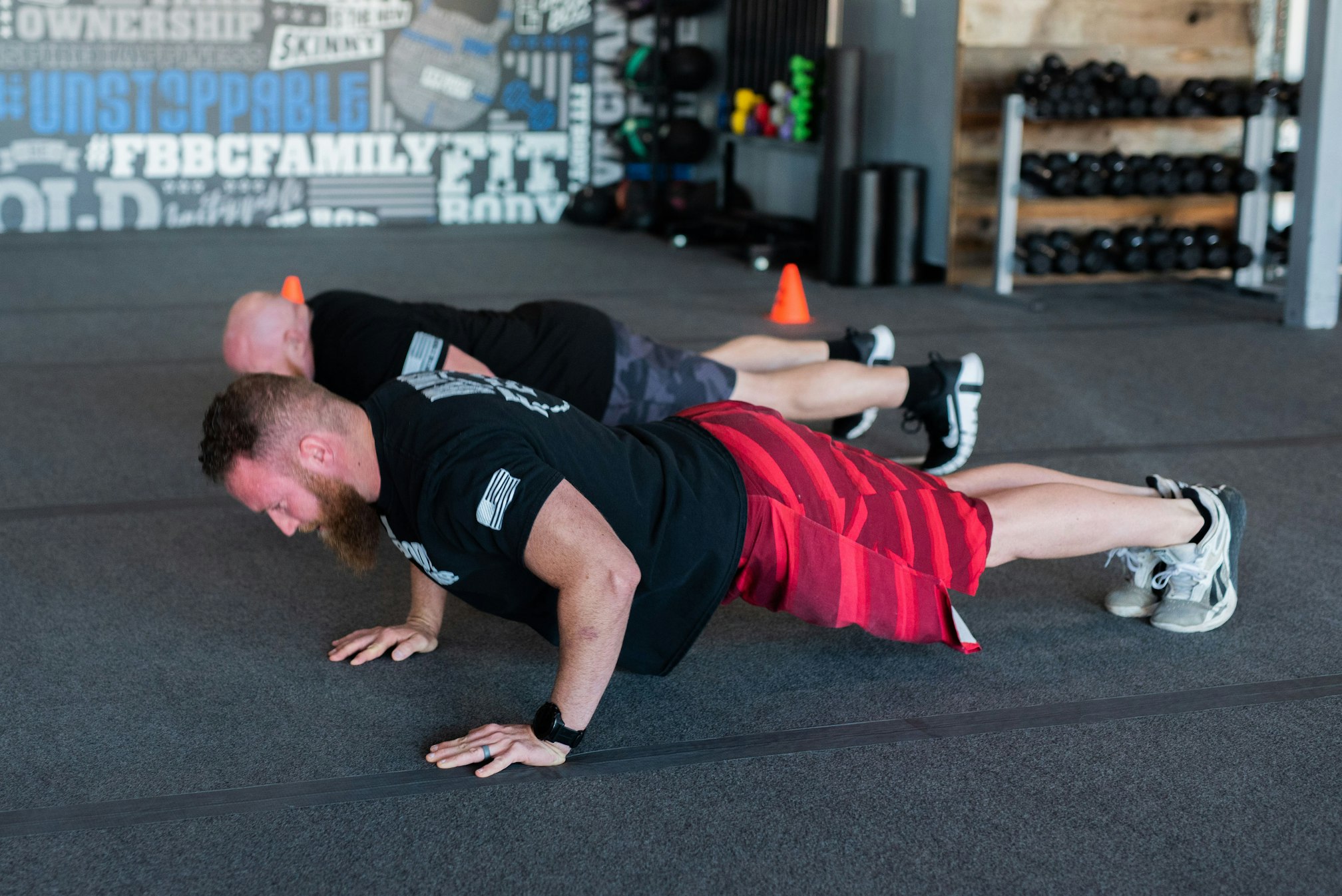 ben jones doing a push up