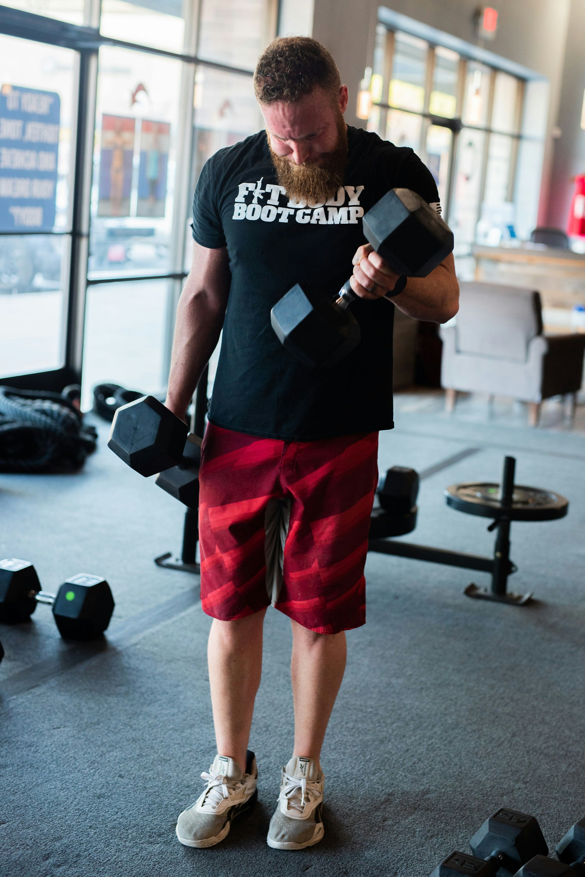 ben jones doing curls