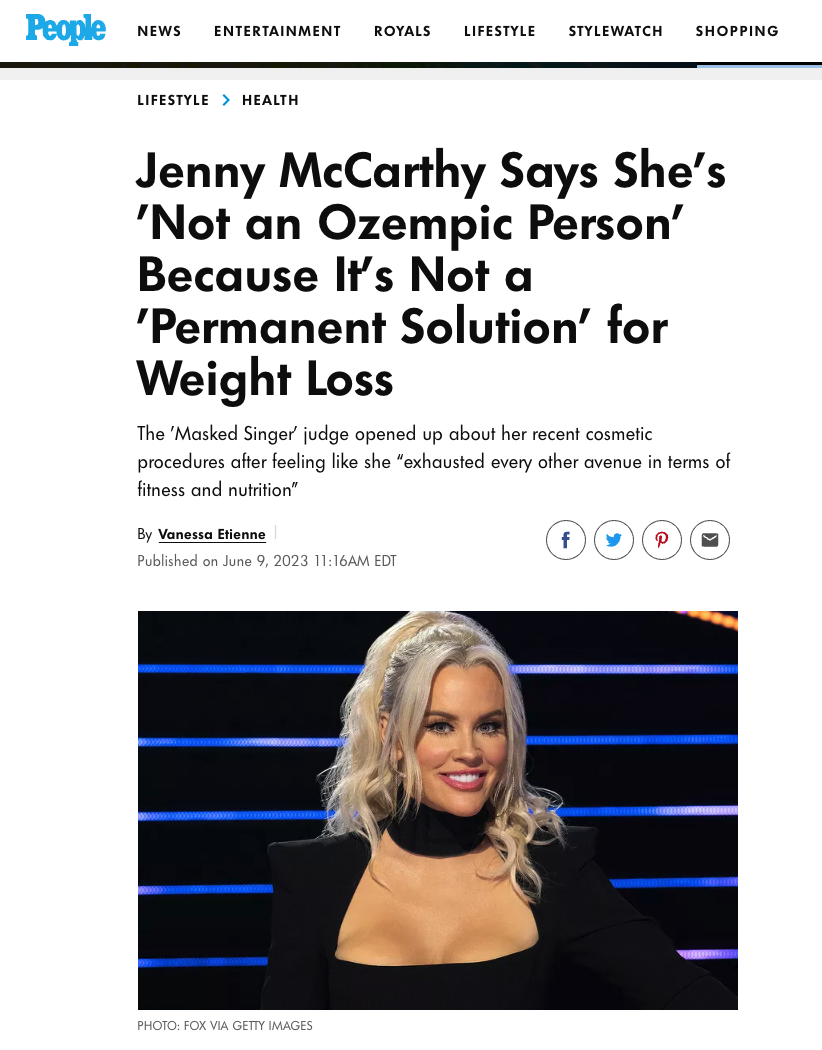 Jenny McCarthy People Magazine Thumbnail