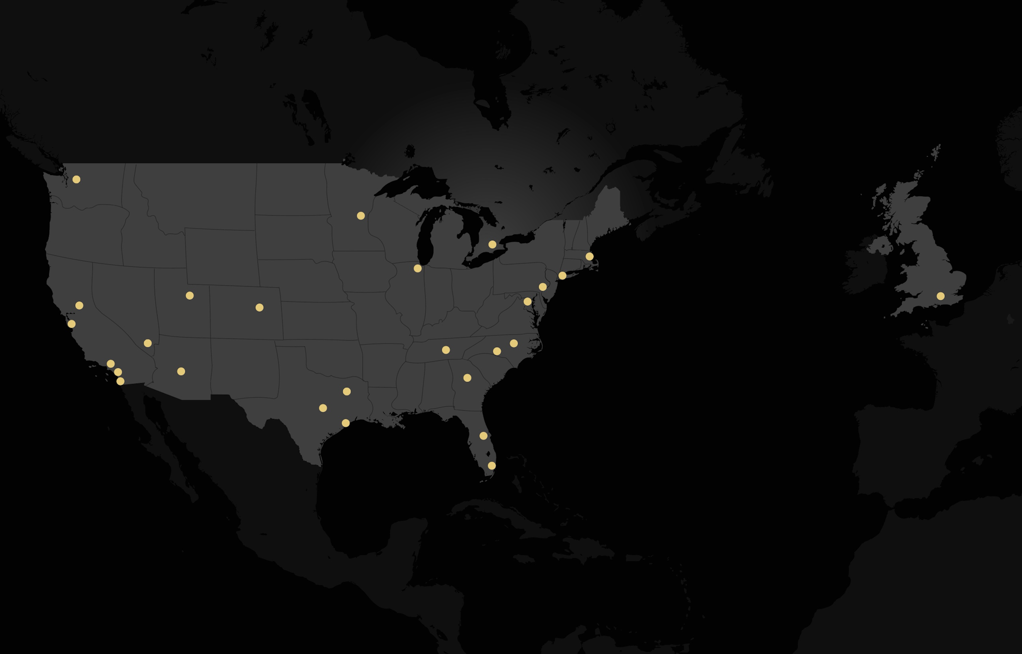 map of all 27 locations