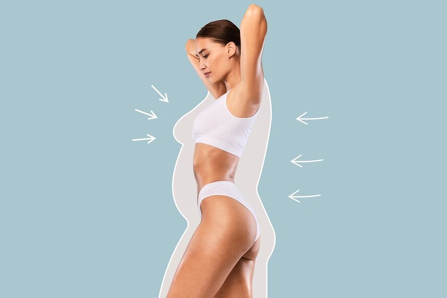 stock image of woman posing