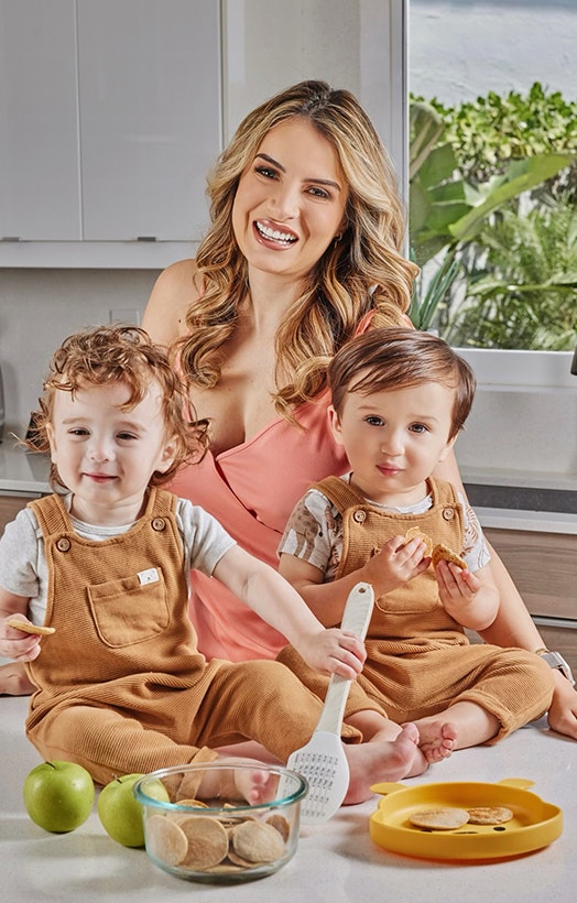 Michelle with kids
