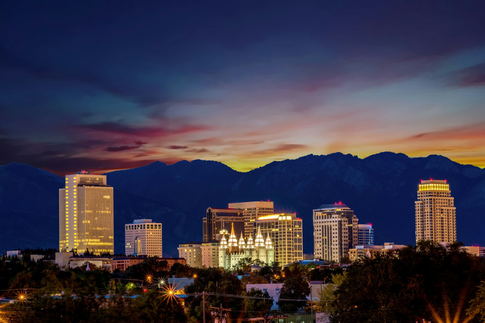 salt lake city skyline