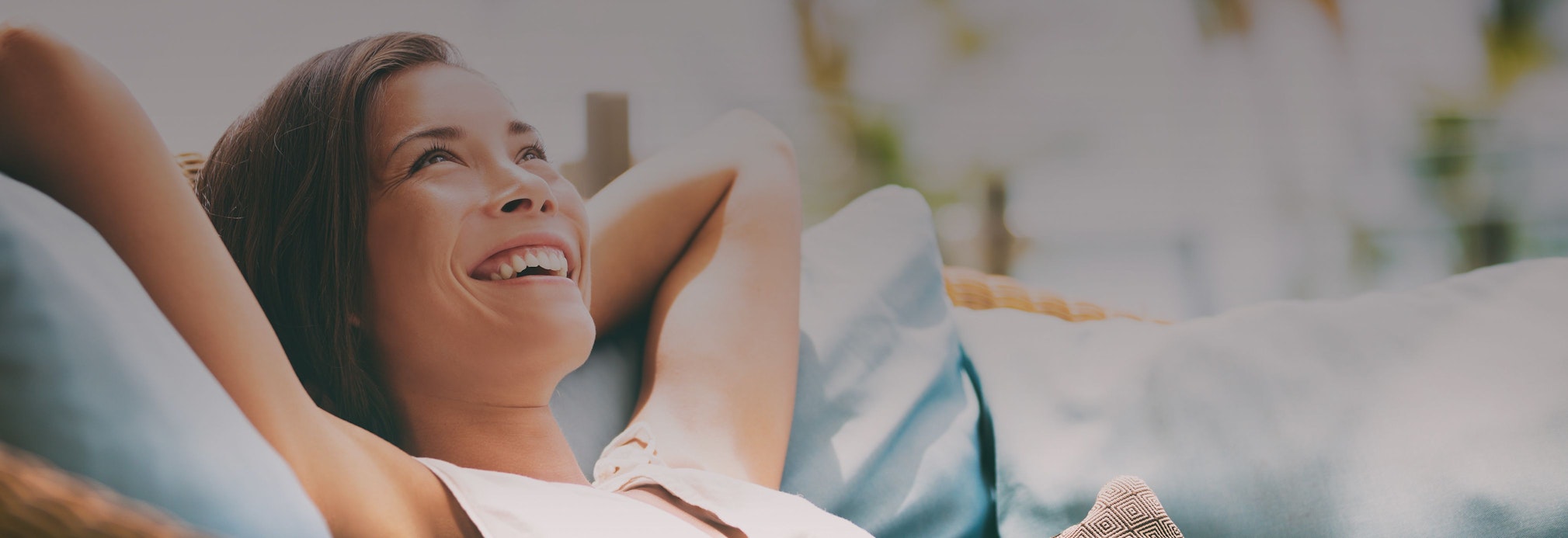 woman smiling