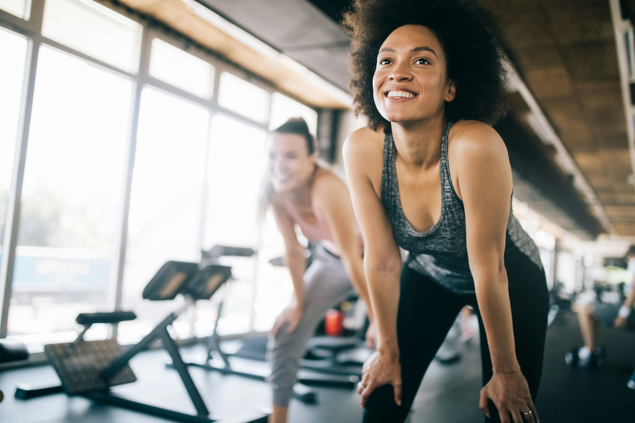 Woman in gym