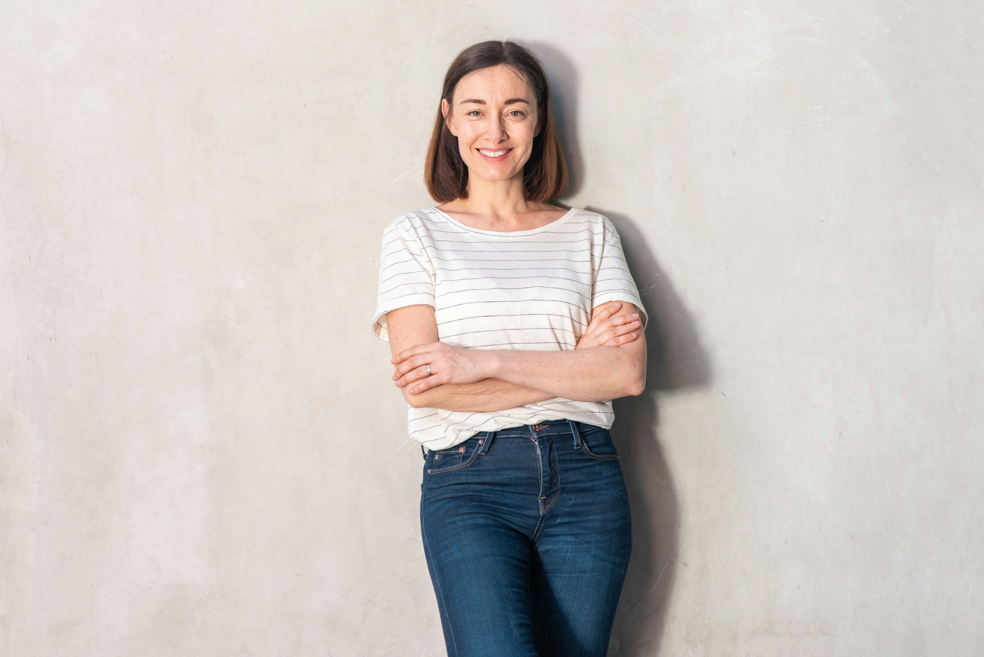 woman with arms crossed