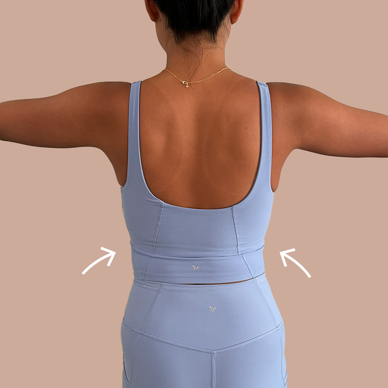 Back of waist after airsculpt