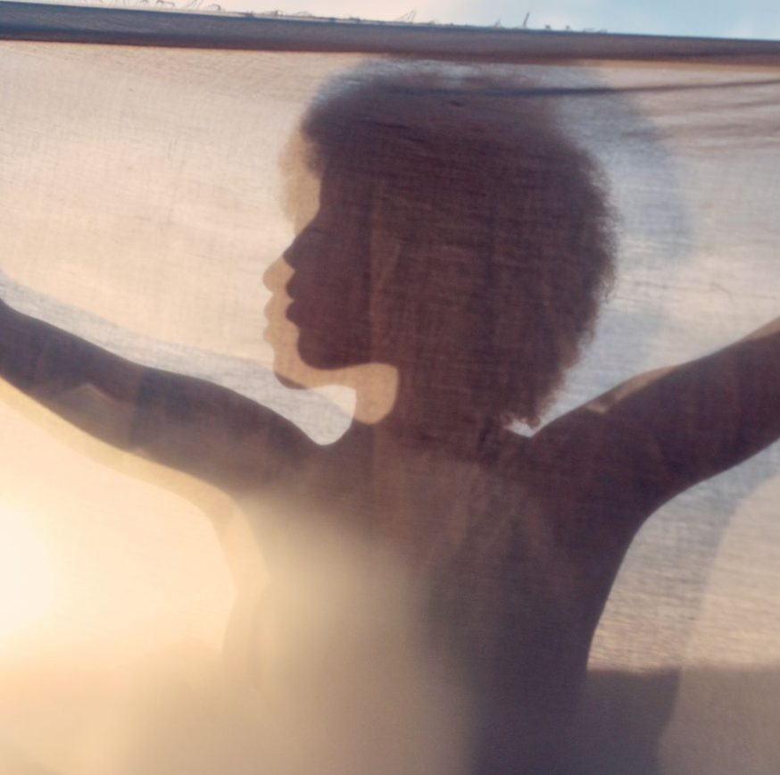 cover photo of woman's silhouette painted