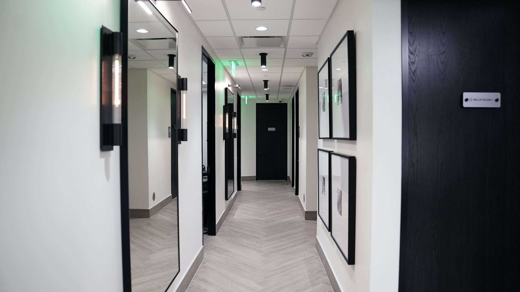 Hallway in AirSculpt Body Contouring Dallas clinic