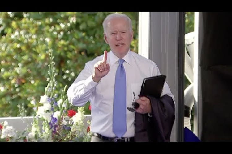 President Biden lashes out at reporter after summit with Putin, then apologizes