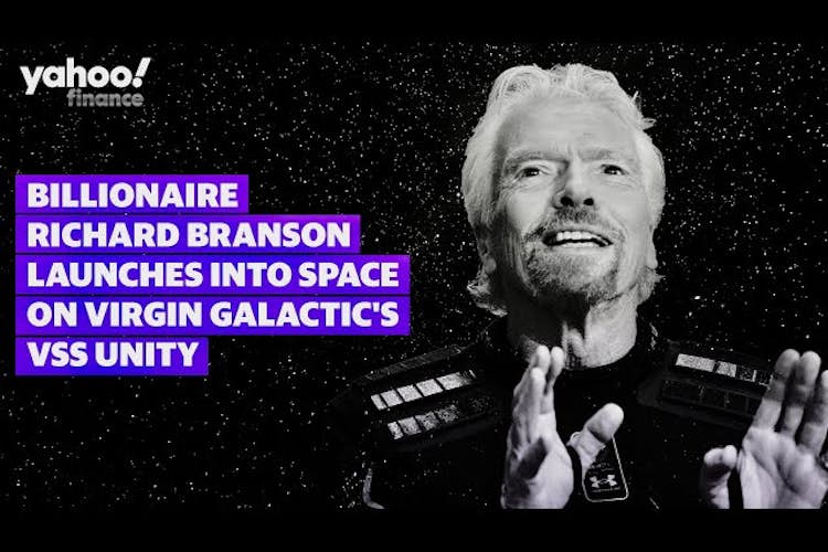 Billionaire Richard Branson launches into space and says, 'Its the experience of a lifetime'
