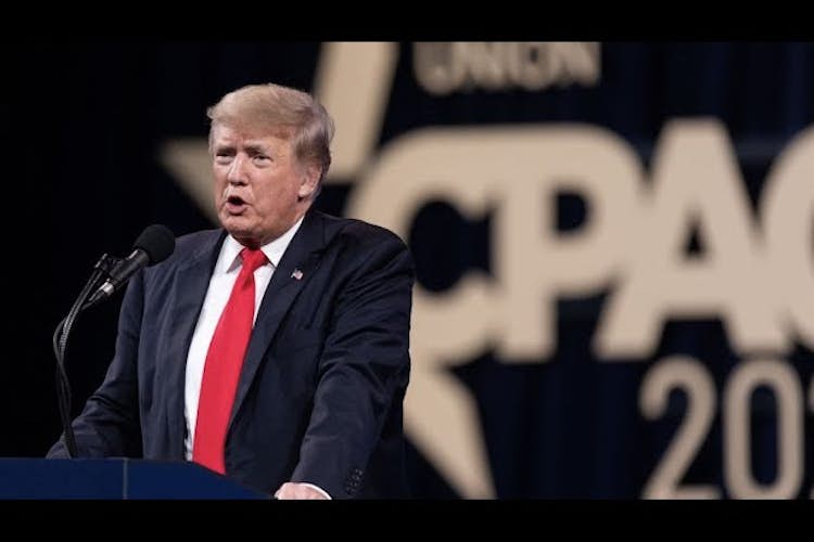 Trump teases 2024 presidential run after winning CPAC straw poll