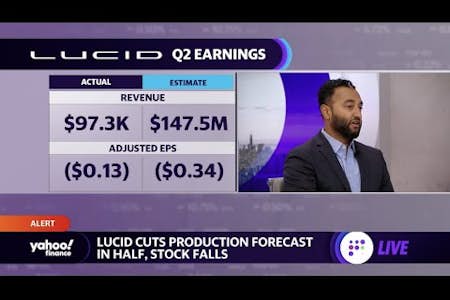 Lucid cuts its production forecast, cites supply chain woes