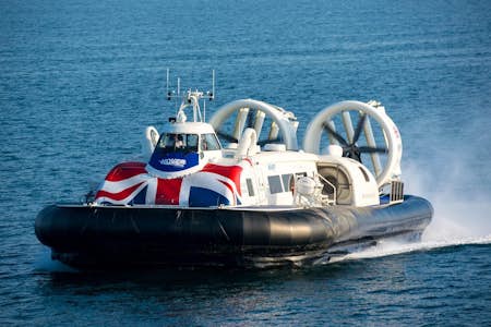 How can I book the Isle of Wight hovercraft?
