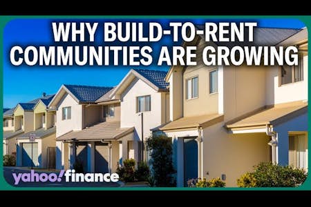 Build-to-rent communities are gaining in popularity amid a difficult real estate market