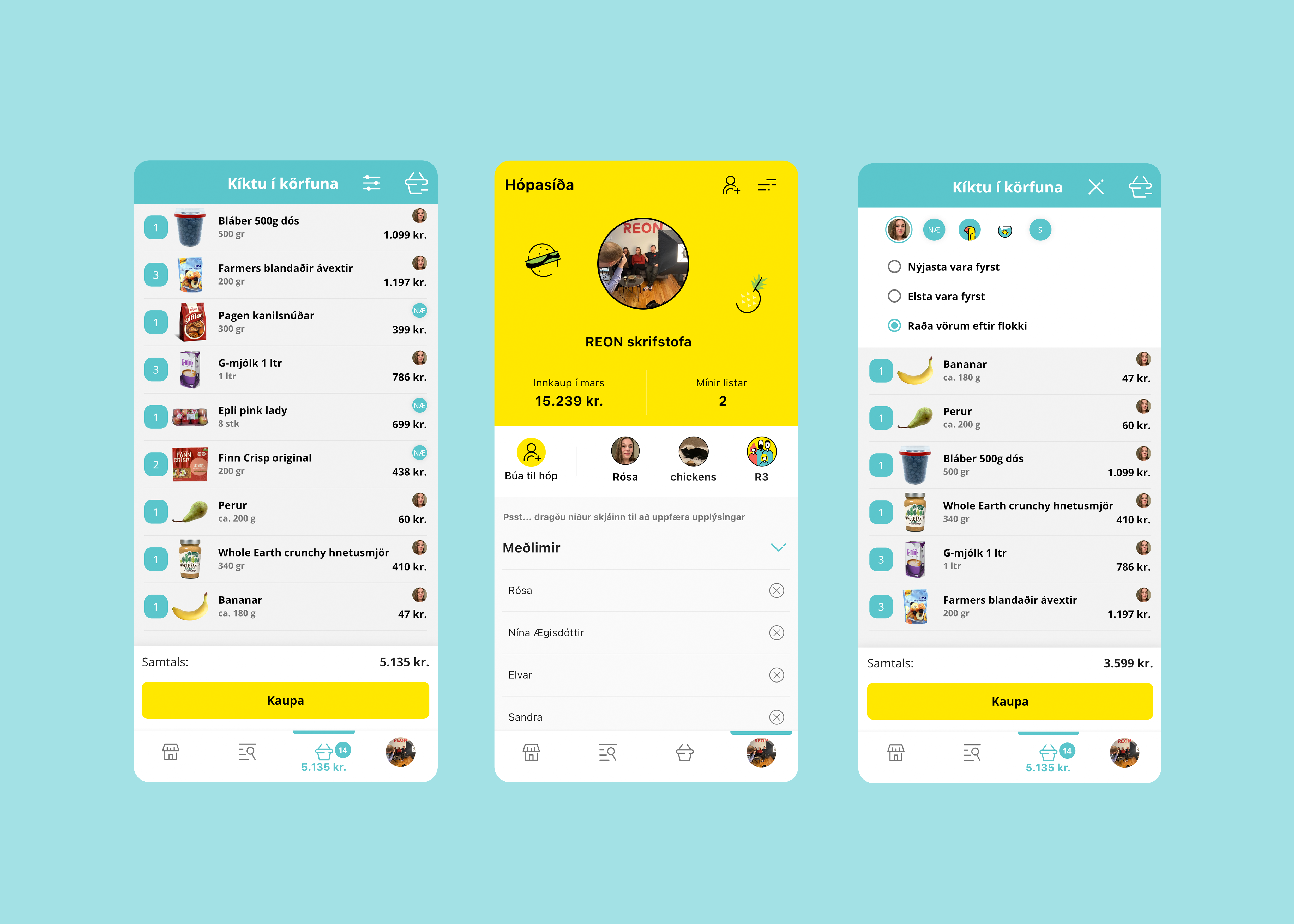 Krónan app smáforrit Reon