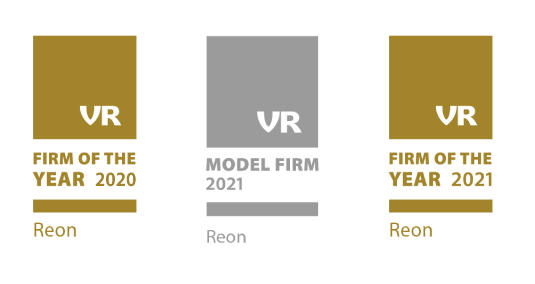 VR firm of the year Reon 2021 Model firm logos