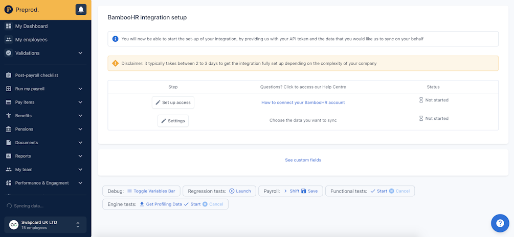 When You Click Set Up Access You Will Only See 