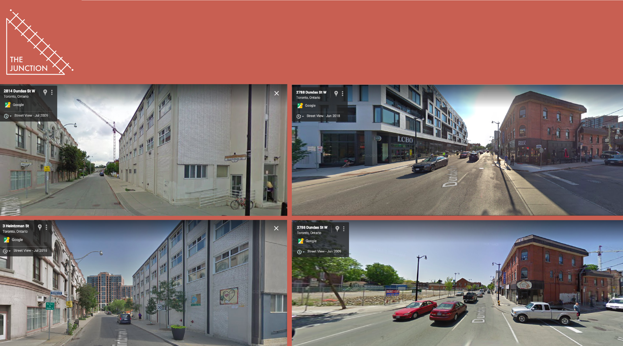 Google maps street view of the Junction