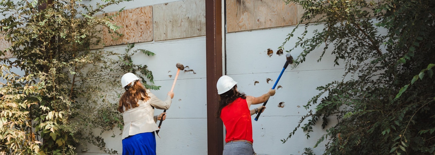 Hammers fly as demolition for The Humber begins Options For Homes