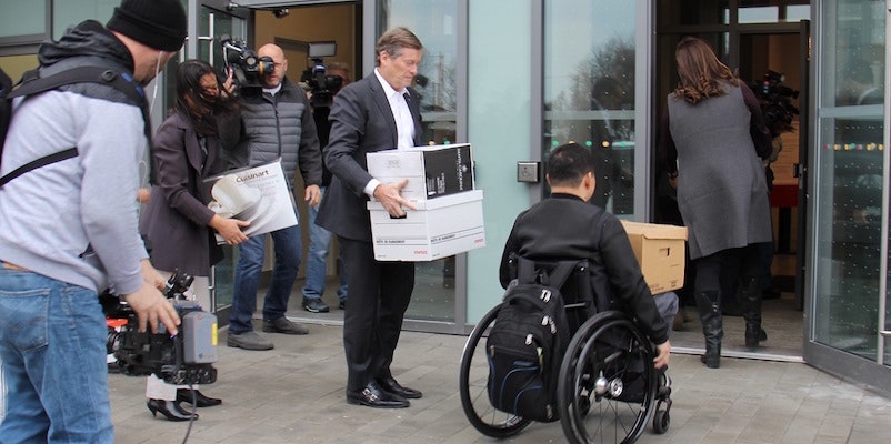 Welcoming new residents at Danforth Village Estates