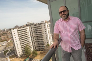 Ricardo Cummings new home at Danforth Village Estates has a balcony, high ceilings and 515 square feet of light-filled living space.  