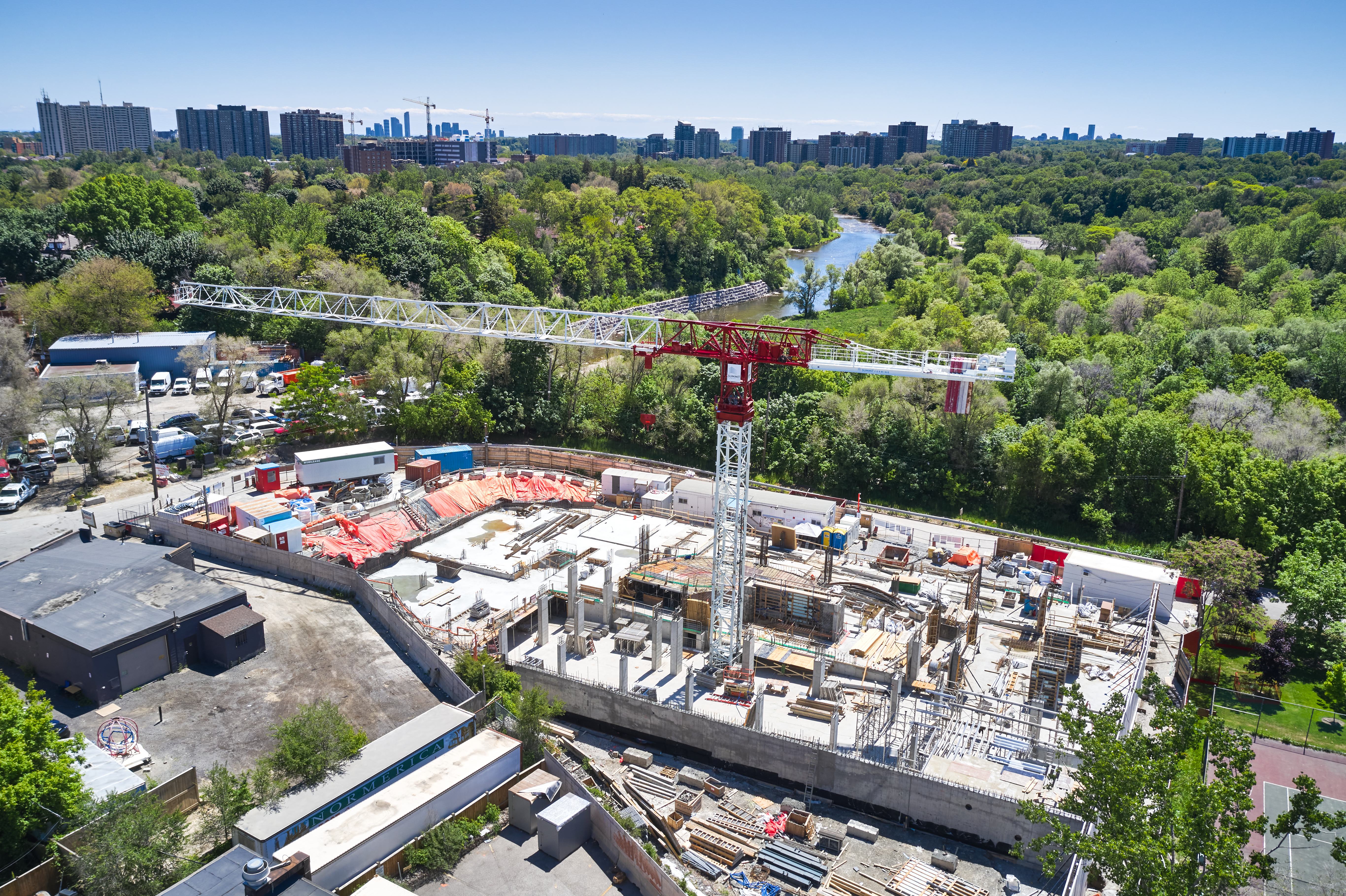 The Humber construction site