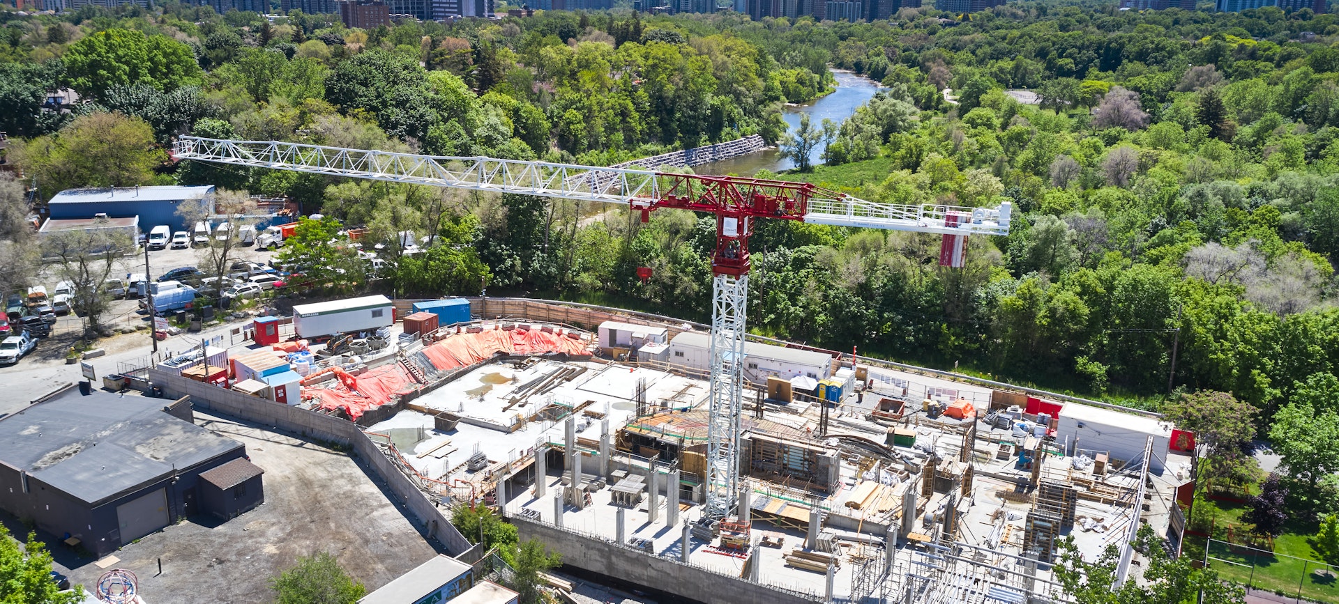 The Humber construction site