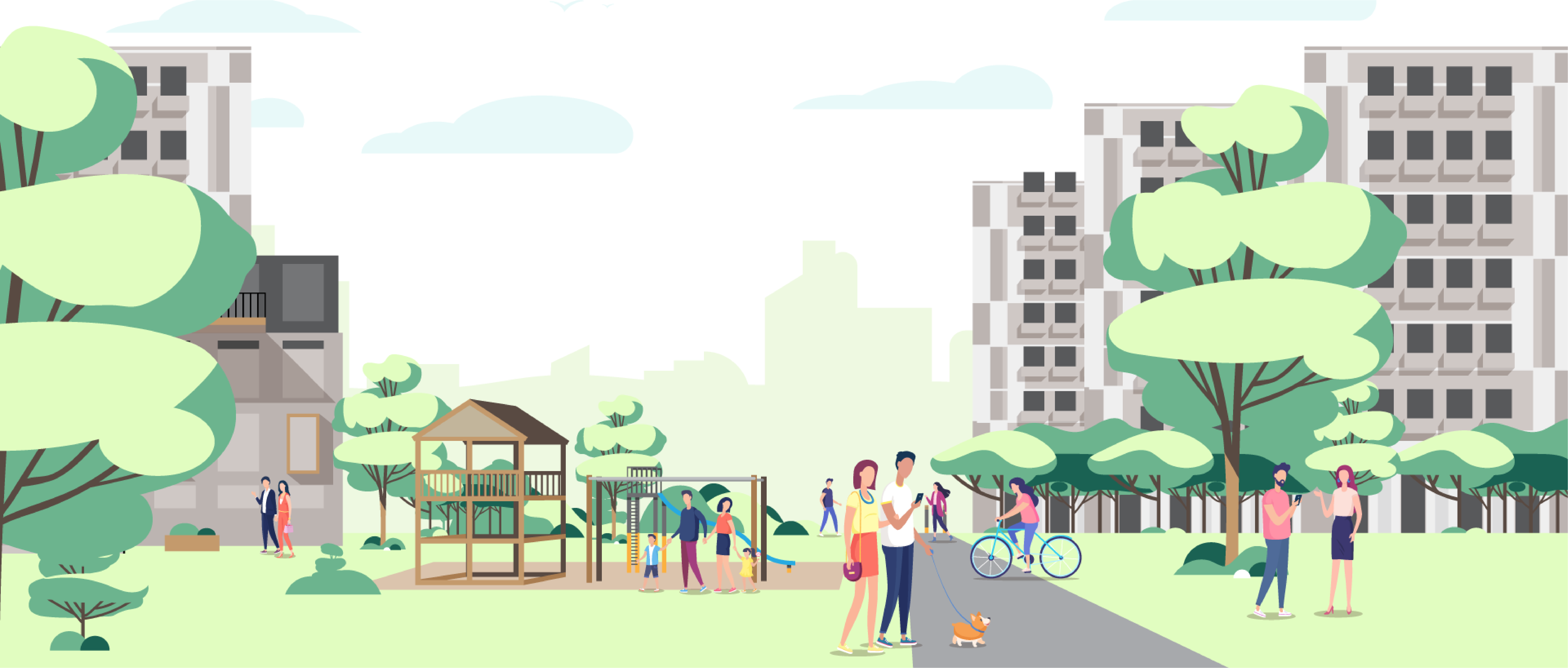 Illustration of Dunelm courtyard