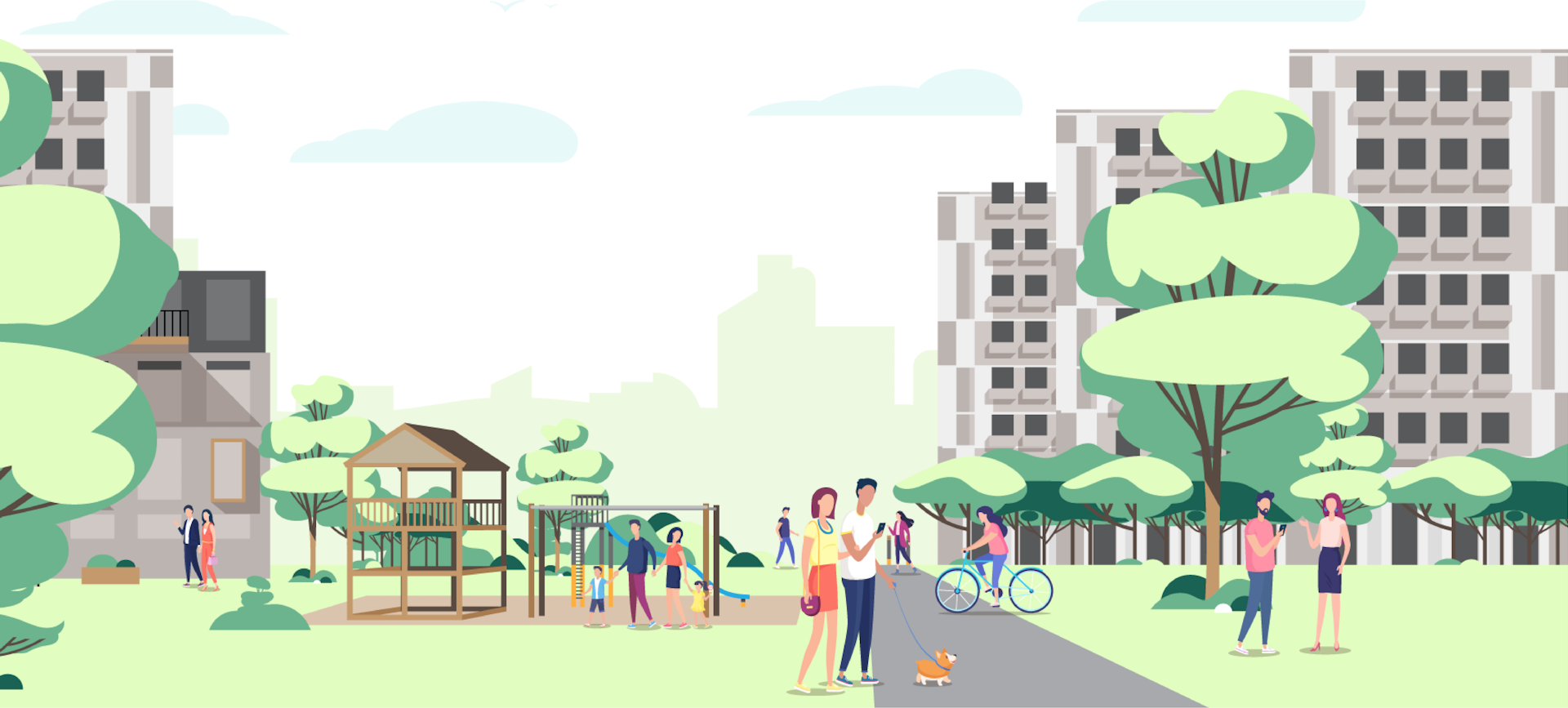 Illustration of Dunelm courtyard