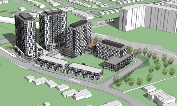 Markham and Dunelm proposed site plan