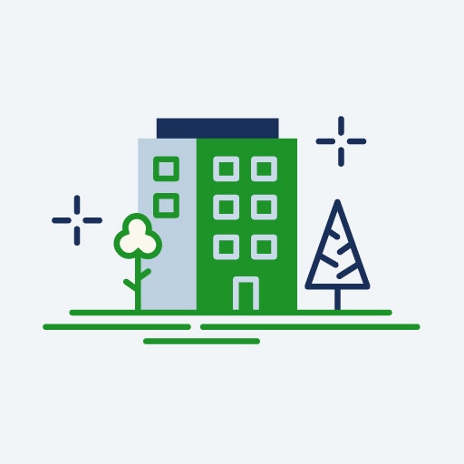 Illustration of a highrise