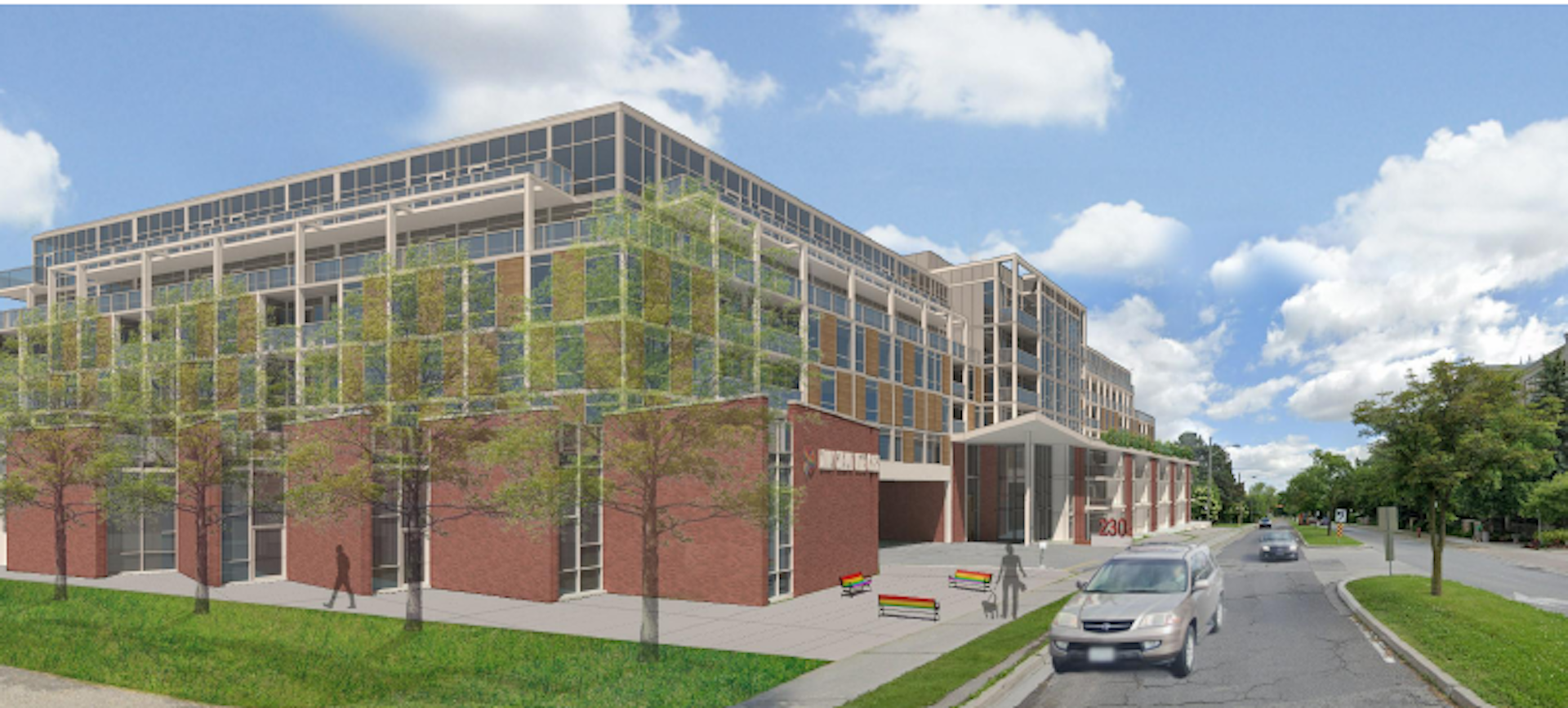 an architectural rendering of the Donway