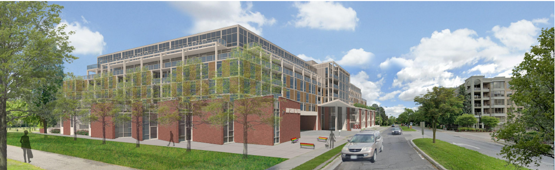 an architectural rendering of the Donway